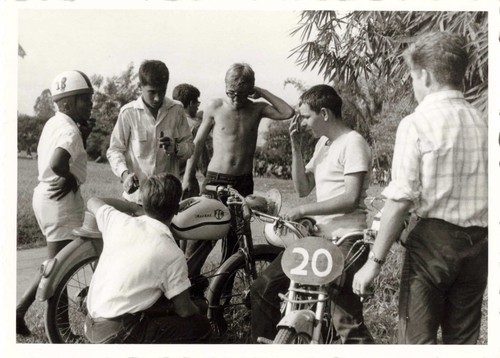 Ancienne photographie rallye - ancienne,