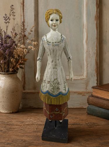 Figure féminine articulée - , en