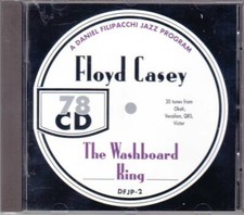 CD Compil Jazz - Floyd Casey ‎– The Washboard King (20 Tunes From Okeh, Vocalion
