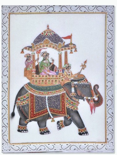 Cadre toile tableau - , éléphant