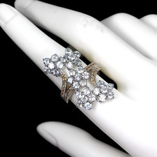 925 Bague en Argent Rond