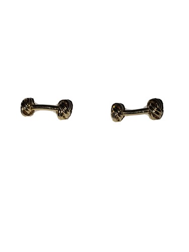Metallic silk knot gold - metallic, tone