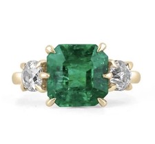 Bague émeraude naturelle de