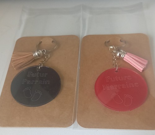 Porte clés graver parrain - graver,