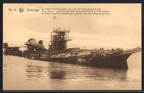 Cpa zeebrugge thétis - cpa, zeebrugge,