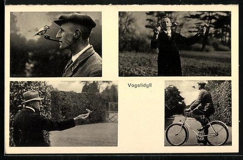 Homme vélo sifflet et - homme,