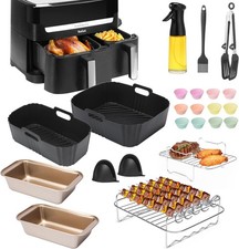 Air Fryer Accessoires Pour Moulinex Easy Fry Dual Friteuse sans huile 8,3L,