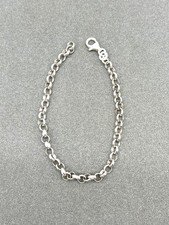 Bracelet argent maille Jaseron  Argent 925 Millième (22 CT) 3,11g