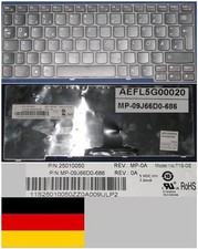 Clavier Qwertz Allemand LENOVO IdeaPad S10-3 S10-3S S10-3T MP-09J66D0-686 Noir