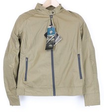 Tucano Urbano Polette Femme Manteau Moto En Coton Ciré Marron S Renforcé