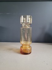 Vase cylindre en verre teinté