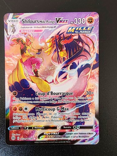 Carte pokémon shifours - carte,