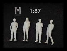 HO 1/87 set x4 figurine