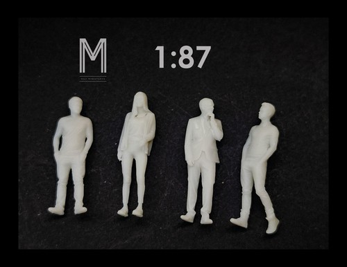 Set x4 figurine - 1/87,