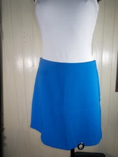Classique mini Jupe droite polyester bleu roi stretch COP COPINE ITO 40FR 12UK 