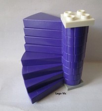 Lego 40243 Stair Spiral Step Dark Purple Escalier Disney 41054 B14