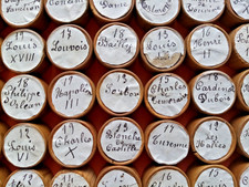 1861 - CARTONS ET PIONS JEU ANCIEN HISTOIRE DE FRANCE EN LOTO - ROSENFELD