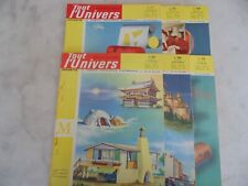 revue tout l'univers - Hachette -lot de 6 - année  1963