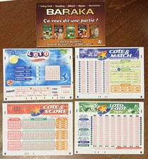 4 GRILLES DE JEUX LOTO ...+ 1