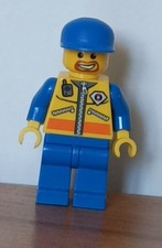 Figurine Lego CITY Ref : cty0070 - Garde cotes Patrouilleur - Set : 7739