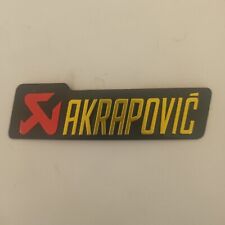 Sticker Autocollants Akrapovic 14cm/4cm 3d Epouse De Forme