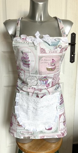 Tablier dentelle fait main - "dentelle, "