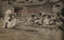 ALGÉRIE Cardeuses de laine c1900 Photo Stereo Vintage P72L5n
