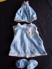 vêtements poupon corolle 30 cm neuf robe bonnet chaussons