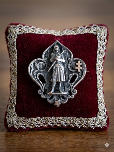 Ancienne broche jeanne - broche,