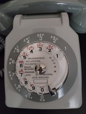 Ancien Téléphone Socotel S63 TBE vintage à cadran années 70
