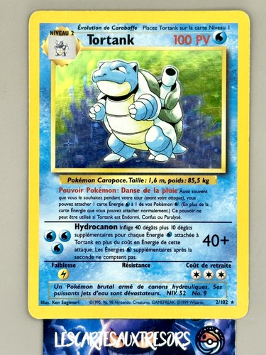 Carte pokémon tortank - tortank, 2/102