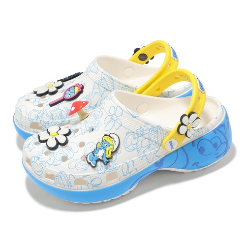 Crocs the smurfs platform - x,