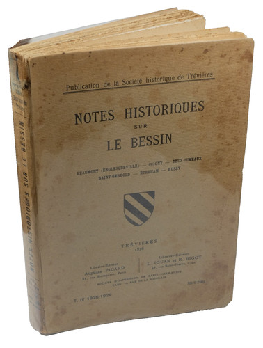 Notes historiques bessin - historiques,