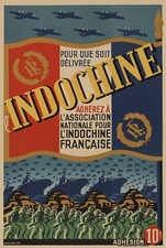 Affiche Indochine Indo Tonkin