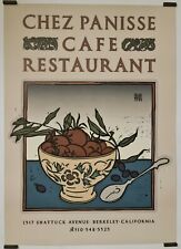 Lance Goines David Chez Panisse Café & Restaurant 1994 Affiche Originale Pub