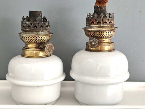 Anciennes lampes pétrole - lampes, à