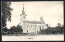 CPA Tierce, Église de Tierce 