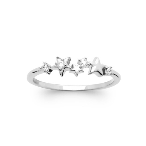 Bague ornée étoiles - , et