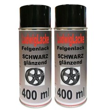 2 X Peinture Pour Jantes Noir