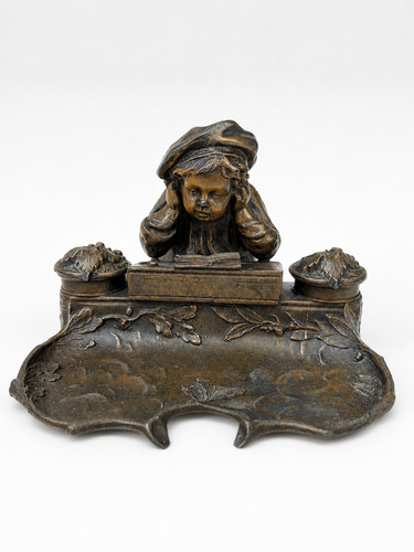 Encrier ancien art nouveau - ancien, en