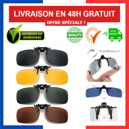 Clip solaire polarise - 4x,