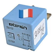 250102 Relais Bleu Clair 12V