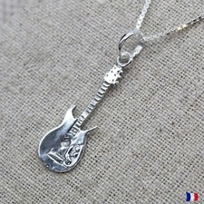 Pendentif guitare argent 925