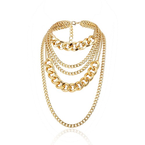 Collier cubain femme chaîne - collier,