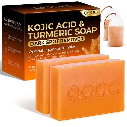 Qooq turmeric kojic - turmeric, soap