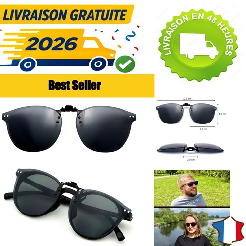 Clip solaire lunettes