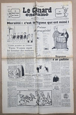 Le CANARD ENCHAINE numéro