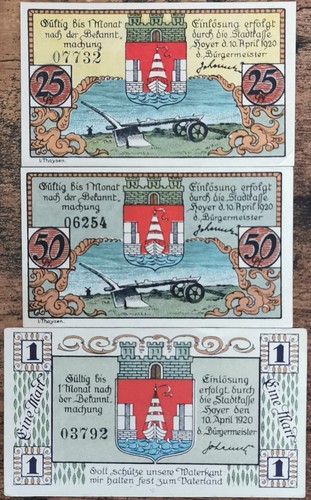 Lot billets allemagne hoyer - lot, 3