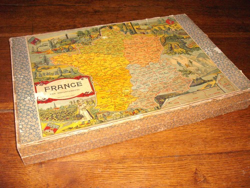 Ancien puzzle saussine france - puzzle, "france