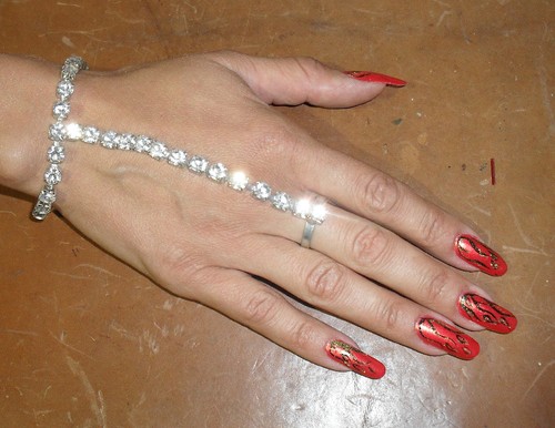 Baciamano bijou faux diamant - faux,